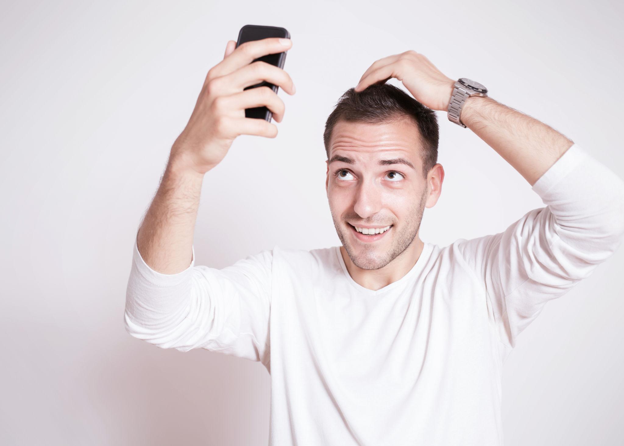 Please upload recent image of your scalp